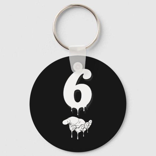 Cool Six Seven 6 7 Meme Gen Alpha Slaapkleding Ma Sleutelhanger (Voorkant)
