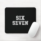 Cool Six Seven Nummer Gen Alpha Slang 6 7 Trend Muismat (Met muis)