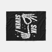 Cool Six Seven Nummer Gen Alpha Slang 6 7 Trending Fleece Deken (Voorkant (Horizontaal))