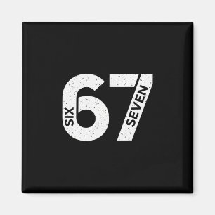 Cool Six Seven Nummer Gen Alpha Slang 6 7 Trending Magneet