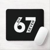 Cool Six Seven Nummer Gen Alpha Slang 6 7 Trending Muismat (Met muis)