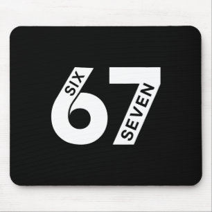 Cool Six Seven Nummer Gen Alpha Slang 6 7 Trending Muismat