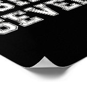 Cool Six Seven Nummer Gen Alpha Slang 6 7 Trending Poster (Hoek)