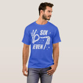 Cool Six Seven Nummer Gen Alpha Slang 6 7 Trending T-shirt (Voorkant volledig)