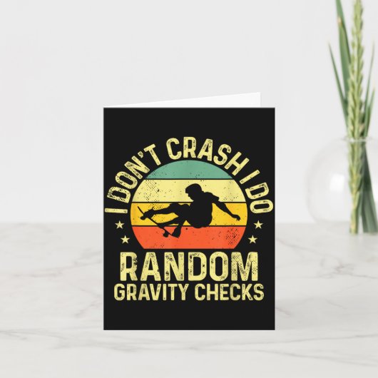 Cool Skateboard Art For Men Women Skateboarding Sk Kaart (Voorkant)