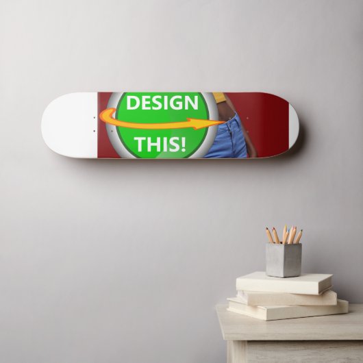 COOL! Skateboard Deck - 8 1/8" - Aangepast (Muurkunst (Horizontaal))