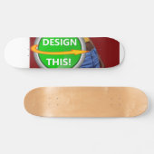 COOL! Skateboard Deck - 8" - Aangepast (Horizontaal)