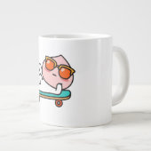 Cool skateboard-moment grote koffiekop (Voorkant rechts)