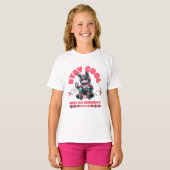 Cool Skateboarding Bunny T-shirt (Voorkant volledig)