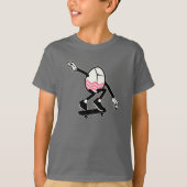 COOL SKATEBOARDING EASTER EGG T-shirt (Voorkant)