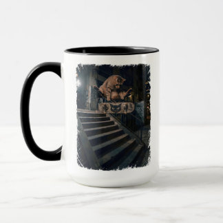 Cool Skateboarding Kat Kickflip Grappige Koffie Mok