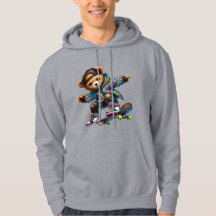Cool Skateboarding Teddy Trui