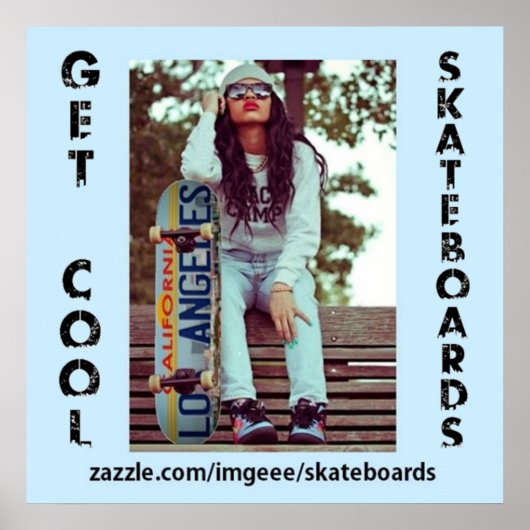 Cool Skateboards Poster (Voorkant)
