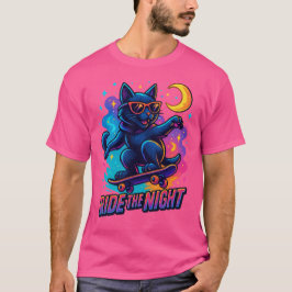 Cool Skater Cat – Urban Street Style T-shirt