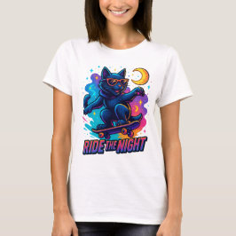 Cool Skater Cat – Urban Street Style T-shirt