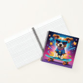 Cool Skater Dog Notitieboek (Binnen)