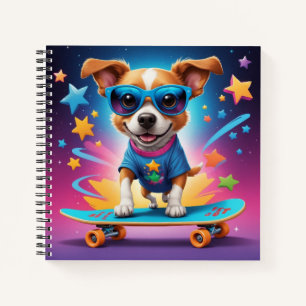 Cool Skater Dog Notitieboek
