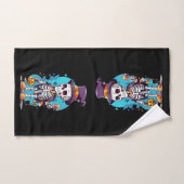 Cool Skelet in een Top Hat Halloween Bad Handdoek (Handdoek)
