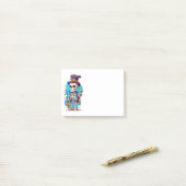 Cool Skelet in een Top Hat Halloween Post-it® Notes (Op bureau)