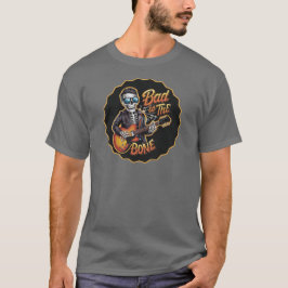Cool Skeleton Bad to the Bone beroemd gemaakt door T-shirt