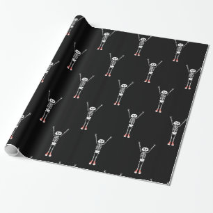 Cool Skeleton Halloween Design Cadeaupapier
