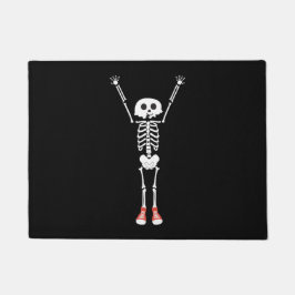 Cool Skeleton Halloween Design Deurmat