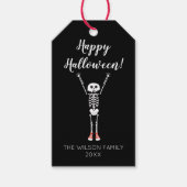 Cool Skeleton Halloween Party Favor Cadeaulabel (Voorkant)