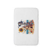 Cool Skeleton op het strand Badmat