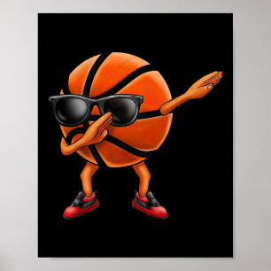 Cool Sketll Dab Karakter Grappige Sport Jeugd Poster
