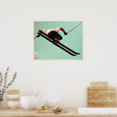 Cool Ski Bum Poster (Keuken)