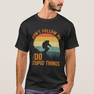 Cool Ski Design Voor Mannen Vrouwen Sneeuw Skiër S T-shirt