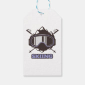 Cool Ski Helmet Cadeaulabel (Achterkant)