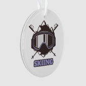 Cool Ski Helmet Ornament (voorkant)