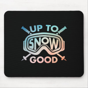 Cool ski ontwerp voor mannen vrouwen ski skiër sne muismat