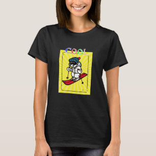 Cool Skier Skienliefhebbers Skigift skiën T-shirt