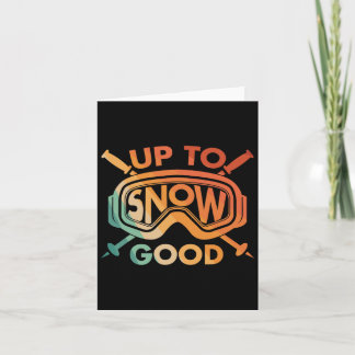 Cool skiontwerp voor mannen vrouwen skiër sneeuw S Kaart