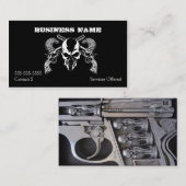 Cool Skull ffl visitekaartje (Voorkant / Achterkant)