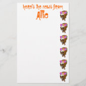 Cool Skull gepersonaliseerd Briefpapier (Voorkant)