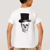 Cool Skull Halloween Kinder shirt (Achterkant)