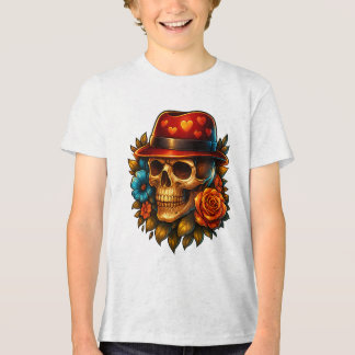 Cool Skull in Heart Pet – Kinder’ Graphic T-Shirt