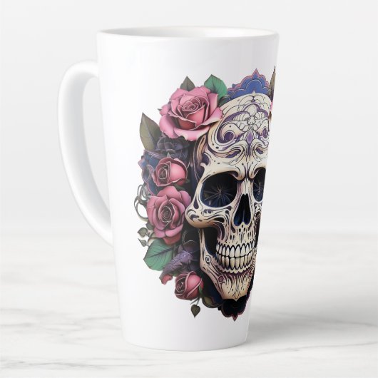 Cool Skull latte mok (Linkerhoek)