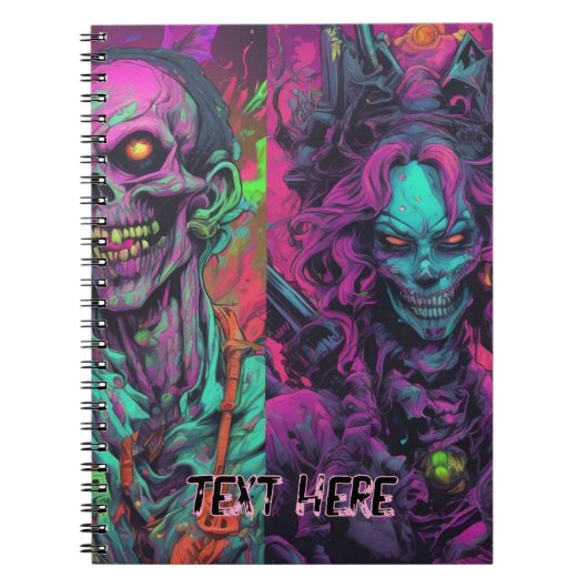 Cool skull-notitieboek notitieboek (Voorkant)