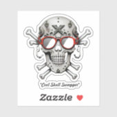 "Cool Skull Swagger" Sticker (Vel)