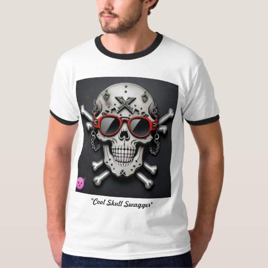 "Cool Skull Swagger" T-shirt (Voorkant)