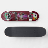 Cool Skull Trio Skateboard (Horizontaal)