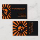 Cool SkullBurst-Visitekaartjes Visitekaartje (Voorkant / Achterkant)