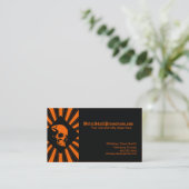 Cool SkullBurst-Visitekaartjes Visitekaartje (Staand voorkant)