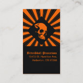 Cool SkullBurst-Visitekaartjes Visitekaartje (Achterkant)