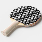 Cool Skulls Ping Pong Paddle Tafeltennisbatje (Voorkant Gekanteld)