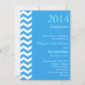 Cool sky blue Summer graduparty Kaart (Voorkant)
